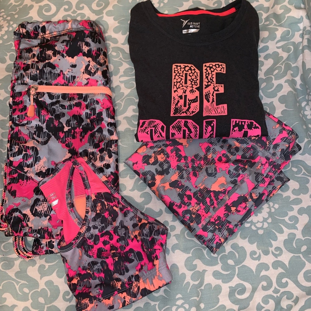 Old Navy Active Girls Matching Set